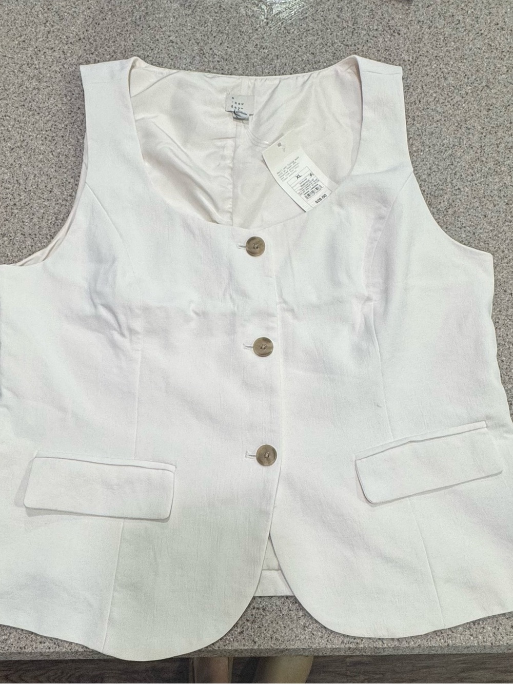 Target White Sleeveless Tank Top